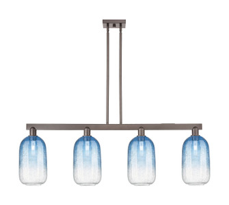 Arcadia Four Light Island Pendant in Oil Rubbed Bronze (405|716-4I-OB-G482-7SB)
