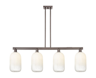 Arcadia Four Light Island Pendant in Oil Rubbed Bronze (405|716-4I-OB-G482-7OP)