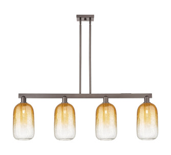Arcadia Four Light Island Pendant in Oil Rubbed Bronze (405|716-4I-OB-G482-7AM)