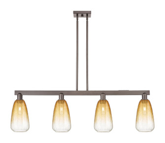 Arcadia Four Light Island Pendant in Oil Rubbed Bronze (405|716-4I-OB-G480-6AM)