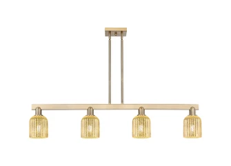 Arcadia Four Light Island Pendant in Champagne Bronze (405|716-4I-CB-G559-5ME)