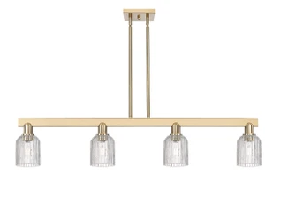 Arcadia Four Light Island Pendant in Champagne Bronze (405|716-4I-CB-G559-5CL)