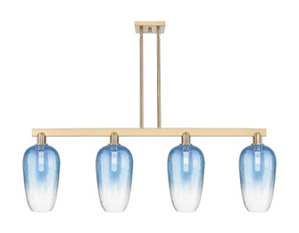 Arcadia Four Light Island Pendant in Champagne Bronze (405|716-4I-CB-G484-7SB)