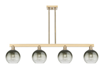 Arcadia Four Light Island Pendant in Champagne Bronze (405|716-4I-CB-G483-8SL)