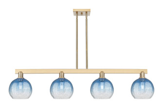 Arcadia Four Light Island Pendant in Champagne Bronze (405|716-4I-CB-G483-8SB)