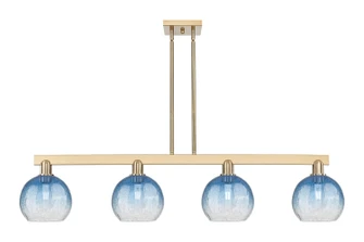 Arcadia Four Light Island Pendant in Champagne Bronze (405|716-4I-CB-G483-8SB)