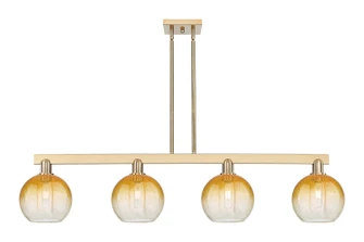 Arcadia Four Light Island Pendant in Champagne Bronze (405|716-4I-CB-G483-8AM)