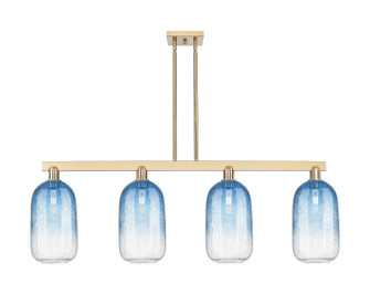 Arcadia Four Light Island Pendant in Champagne Bronze (405|716-4I-CB-G482-7SB)
