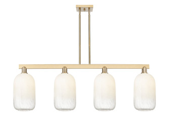 Arcadia Four Light Island Pendant in Champagne Bronze (405|716-4I-CB-G482-7OP)
