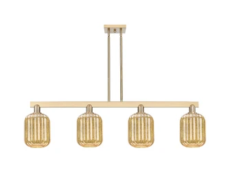 Arcadia Four Light Island Pendant in Champagne Bronze (405|716-4I-CB-G460-7ME)