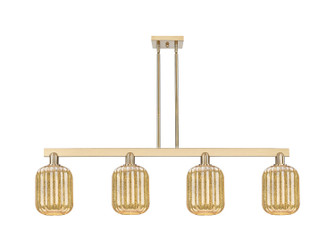 Arcadia Four Light Island Pendant in Champagne Bronze (405|716-4I-CB-G460-7ME)