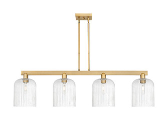 Arcadia Four Light Island Pendant in Brushed Brass (405|716-4I-BB-G559-8SDY)