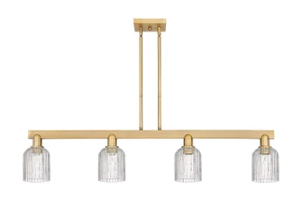 Arcadia Four Light Island Pendant in Brushed Brass (405|716-4I-BB-G559-5CL)