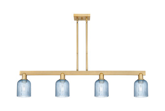 Arcadia Four Light Island Pendant in Brushed Brass (405|716-4I-BB-G559-5BL)