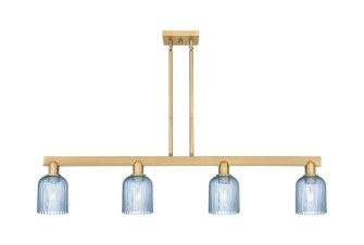 Arcadia Four Light Island Pendant in Brushed Brass (405|716-4I-BB-G559-5BL)