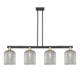 Arcadia Four Light Island Pendant in Black Antique Brass (405|716-4I-BAB-G559-8SM)