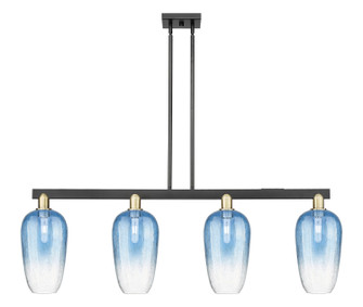 Arcadia Four Light Island Pendant in Black Antique Brass (405|716-4I-BAB-G484-7SB)