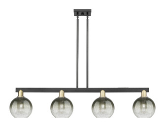 Arcadia Four Light Island Pendant in Black Antique Brass (405|716-4I-BAB-G483-8SL)