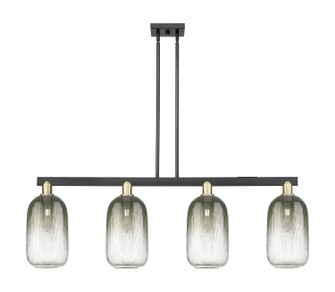 Arcadia Four Light Island Pendant in Black Antique Brass (405|716-4I-BAB-G482-7SL)