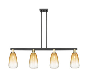 Arcadia Four Light Island Pendant in Black Antique Brass (405|716-4I-BAB-G480-6AM)