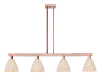Arcadia Four Light Island Pendant in Antique Copper (405|716-4I-AC-NBD-75-NAT)