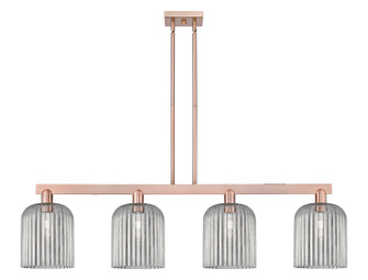 Arcadia Four Light Island Pendant in Antique Copper (405|716-4I-AC-G559-8SM)