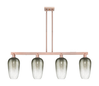 Arcadia Four Light Island Pendant in Antique Copper (405|716-4I-AC-G484-7SL)