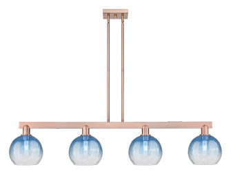 Arcadia Four Light Island Pendant in Antique Copper (405|716-4I-AC-G483-8SB)