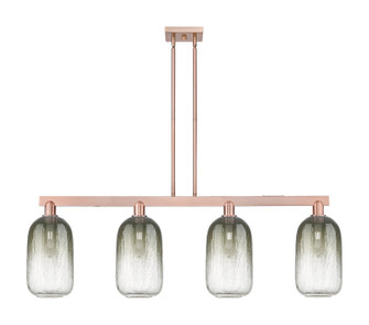 Arcadia Four Light Island Pendant in Antique Copper (405|716-4I-AC-G482-7SL)