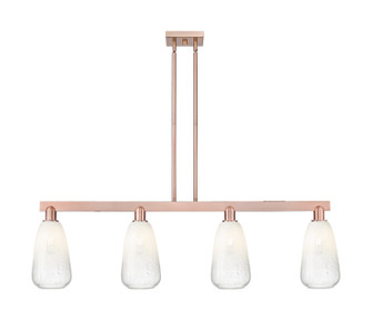 Arcadia Four Light Island Pendant in Antique Copper (405|716-4I-AC-G480-6OP)