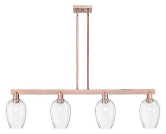 Arcadia Four Light Island Pendant in Antique Copper (405|716-4I-AC-G457-6CL)