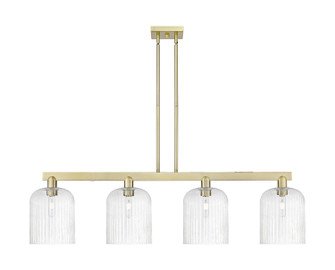 Arcadia Four Light Island Pendant in Antique Brass (405|716-4I-AB-G559-8SDY)