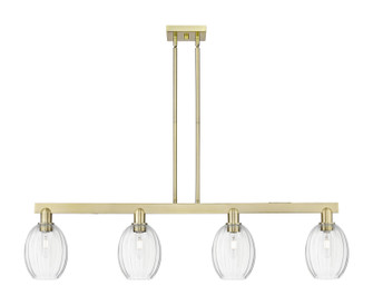 Arcadia Four Light Island Pendant in Antique Brass (405|716-4I-AB-G459-6CL)