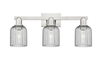 Arcadia Three Light Bath Vanity in Brushed Satin Nickel (405|716-3W-SN-G559-5SM)