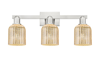 Arcadia Three Light Bath Vanity in Brushed Satin Nickel (405|716-3W-SN-G559-5ME)