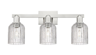 Arcadia Three Light Bath Vanity in Brushed Satin Nickel (405|716-3W-SN-G559-5CL)