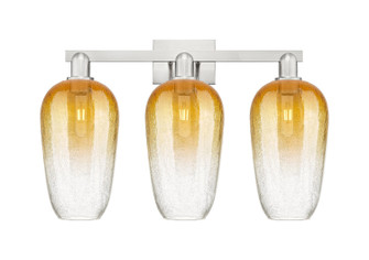 Arcadia Three Light Bath Vanity in Brushed Satin Nickel (405|716-3W-SN-G484-7AM)