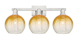 Arcadia Three Light Bath Vanity in Brushed Satin Nickel (405|716-3W-SN-G483-8AM)