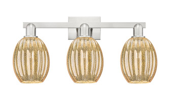 Arcadia Three Light Bath Vanity in Brushed Satin Nickel (405|716-3W-SN-G459-6ME)