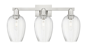 Arcadia Three Light Bath Vanity in Brushed Satin Nickel (405|716-3W-SN-G457-6CL)