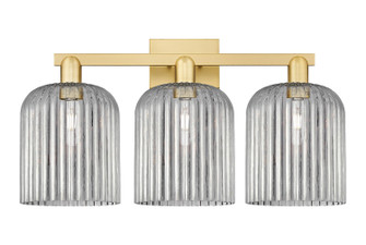 Arcadia Three Light Bath Vanity in Satin Gold (405|716-3W-SG-G559-8SM)