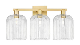 Arcadia Three Light Bath Vanity in Satin Gold (405|716-3W-SG-G559-8CL)