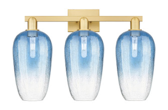 Arcadia Three Light Bath Vanity in Satin Gold (405|716-3W-SG-G484-7SB)