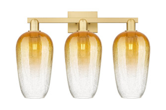 Arcadia Three Light Bath Vanity in Satin Gold (405|716-3W-SG-G484-7AM)