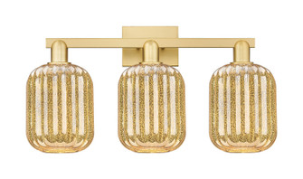 Arcadia Three Light Bath Vanity in Satin Gold (405|716-3W-SG-G460-7ME)
