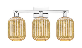 Arcadia Three Light Bath Vanity in Polished Chrome (405|716-3W-PC-G460-7ME)