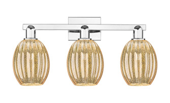 Arcadia Three Light Bath Vanity in Polished Chrome (405|716-3W-PC-G459-6ME)