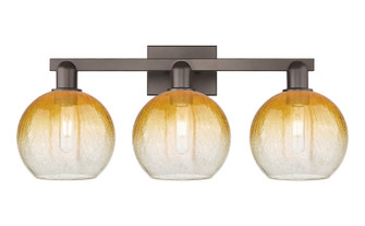 Arcadia Three Light Bath Vanity in Oil Rubbed Bronze (405|716-3W-OB-G483-8AM)