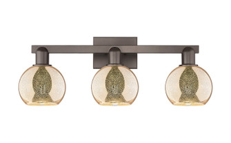 Arcadia Three Light Bath Vanity in Oil Rubbed Bronze (405|716-3W-OB-G128-6)
