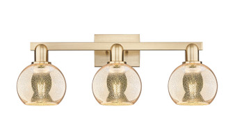 Arcadia Three Light Bath Vanity in Champagne Bronze (405|716-3W-CB-G128-6)